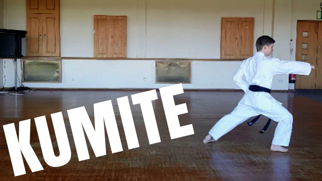 Karate Teacher James Edwards Blackbelt teaching Kumite
