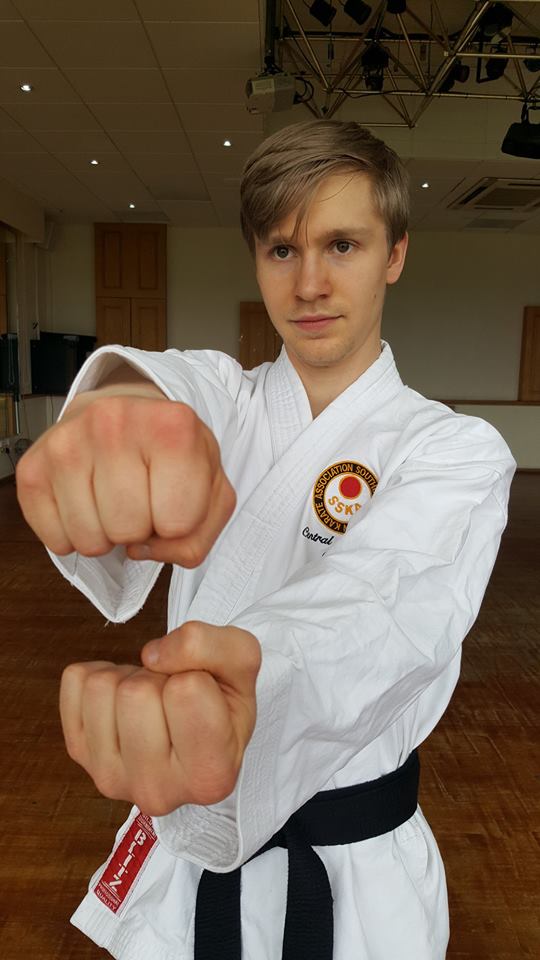 EmpoweringPT Karate Teacher James Edwards showing Double Punch